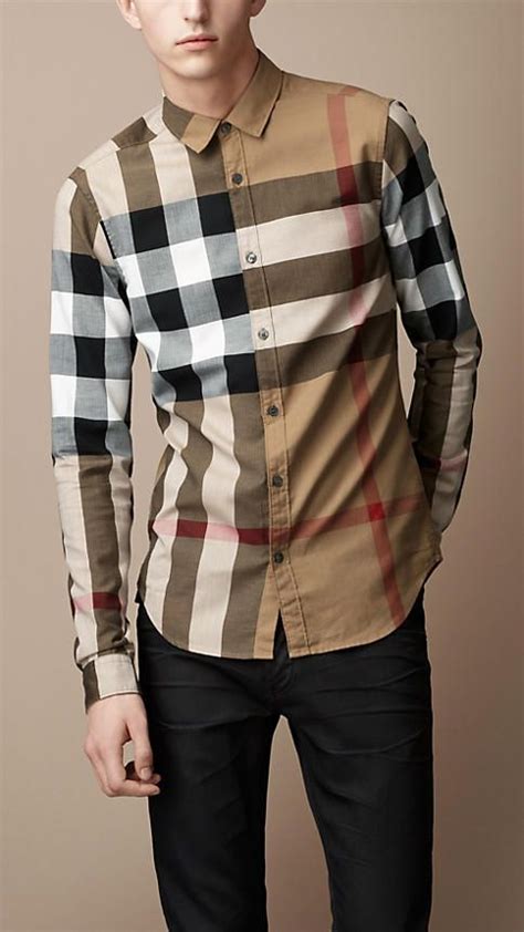 burberry green shirt men|Burberry shirts for men price.